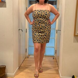 designer sequin spaghetti strap dress